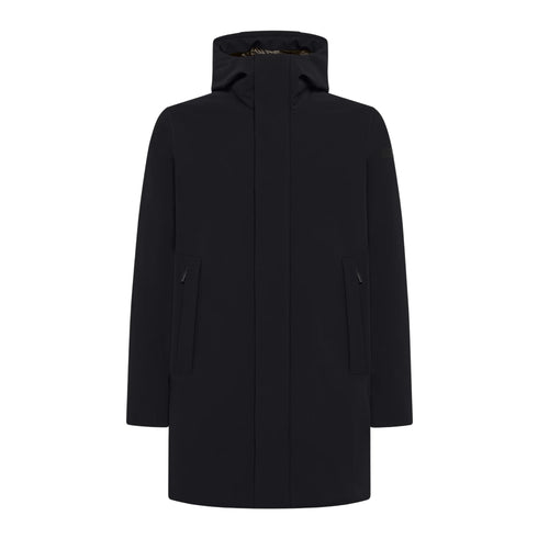 Parka Uomo Winter Eskimo, opaco, con cappuccio e logo sulla manica
